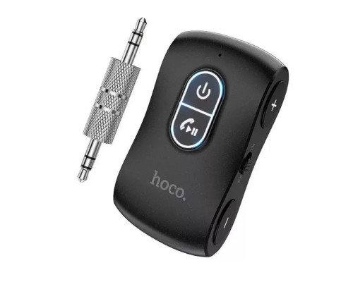 Bluetooth ресивер HOCO E73 Pro Journey AUX BT audio receiver/transmitter Black Star (6931474783752)