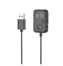 Bluetooth-ресивер BOROFONE BC49 June car BT FM transmitter Black (6941991107481)