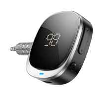 Bluetooth-ресивер HOCO E80 Travel car AUX BT receiver Black (6942007618908)