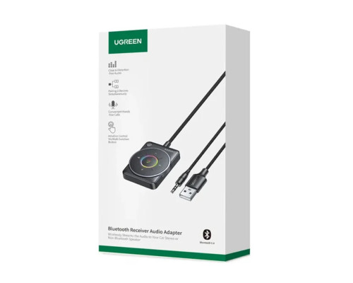 Bluetooth-ресивер UGREEN CM723 Bluetooth Receiver Audio Adapter Black (UGR-35002)