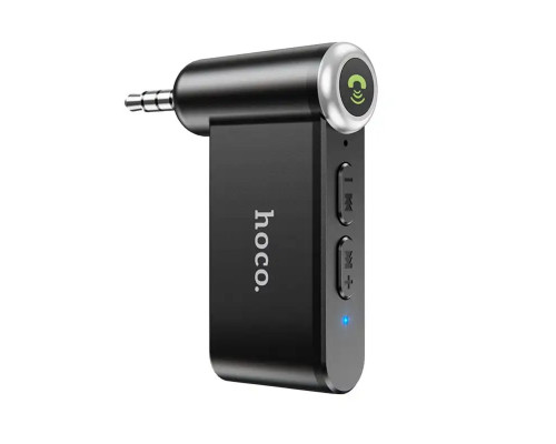 Bluetooth-ресивер HOCO E58 Magic music car AUX BT receiver Black (6931474748768)