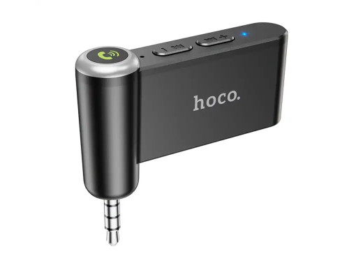 Bluetooth-ресивер HOCO E58 Magic music car AUX BT receiver Black (6931474748768)