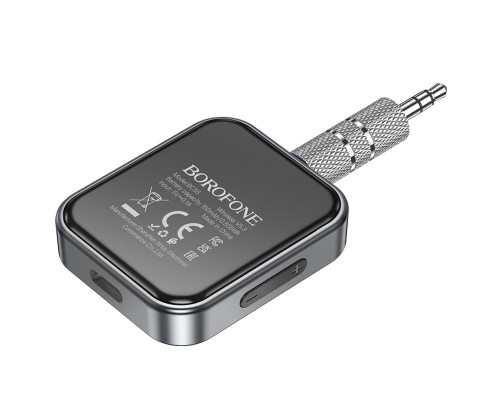 Bluetooth-ресивер BOROFONE BC55 Suave car AUX BT receiver Black (6941991112225)