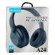 Бездротова Стерео Гарнітура Celebrat A24 Колір Синiй 6925146923362