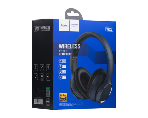 Бездротова Стерео Гарнітура Hoco W28 мятая упаковка Колір Чорний 2020000337775