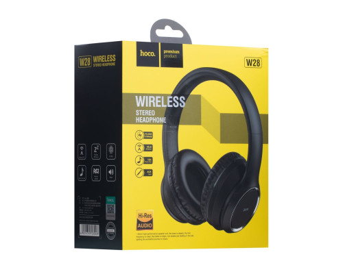 Бездротова Стерео Гарнітура Hoco W28 мятая упаковка Колір Чорний 2020000337775