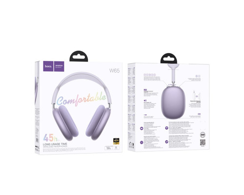 Бездротова Стерео Гарнітура Hoco W65 Колір Сталевий 6942007650342 ma37932_3665289