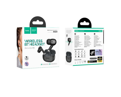 Бездротова Стерео Гарнітура Hoco EQ24 Колір Чорний 6942007647786 ma37651_3663762