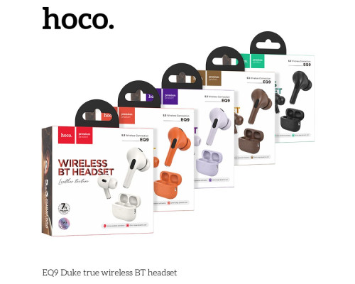 Бездротова Стерео Гарнітура Hoco EQ9 М'ята упаковка Колір Бiлий 2020000481591