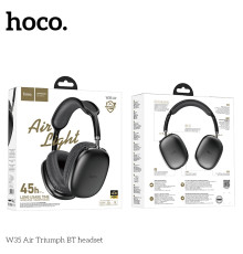 Бездротова Стерео Гарнітура Hoco W35 Air М'ята упаковка Чорний ma184068_470051