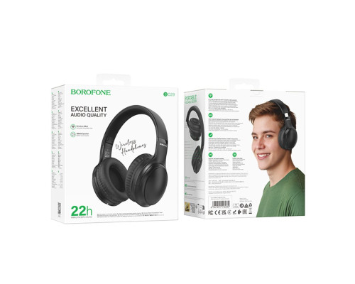 Бездротова Стерео Гарнітура Borofone BO29 Колір Чорний 6941991116032 ma38435_3748623