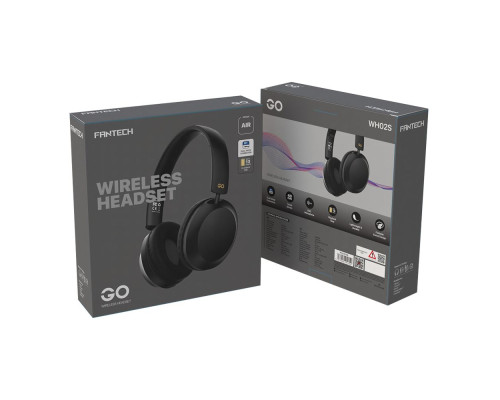 Бездротова Стерео Гарнітура Fantech Go Air WH02S Колір Чорний 6977052251749 ma38264_3667994