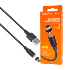 Кабель BOROFONE BX41 Amiable magnetic charging cable for Lightning 2.4A 1m Black NBB-115911