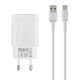 Зарядний пристрій BOROFONE BA37A 2USB, White (with Type-C cable) NBB-128874