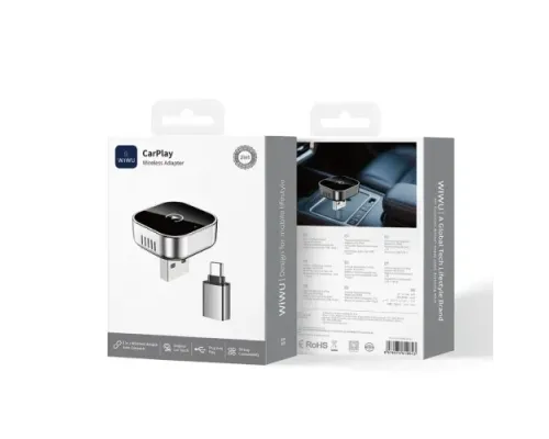 Автомобільний CarPlay WiWU Wi-CP003 CarPlay Adapter Silver mag-6976975619643153589