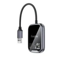 Автомобільний CarPlay ACEFAST QC1 wireless adapter for car Metal grey mag-6974316285793153809