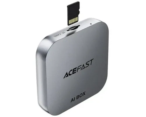 Автомобільний CarPlay ACEFAST QC2 AI box carplay wireless adapter for car Metal Grey mag-6974316285830153357