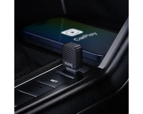 Автомобільний бездротовий адаптер HOCO HU3 Tony car wireless CarPlay adapter Black mag-6942007673310153723