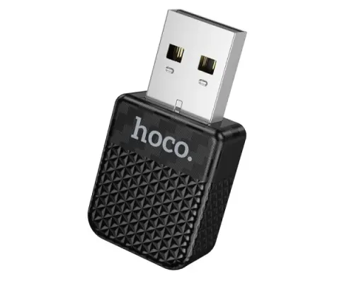Автомобільний бездротовий адаптер HOCO HU3 Tony car wireless CarPlay adapter Black mag-6942007673310153723