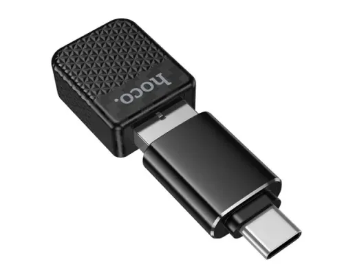Автомобільний бездротовий адаптер HOCO HU3 Tony car wireless CarPlay adapter Black mag-6942007673310153723