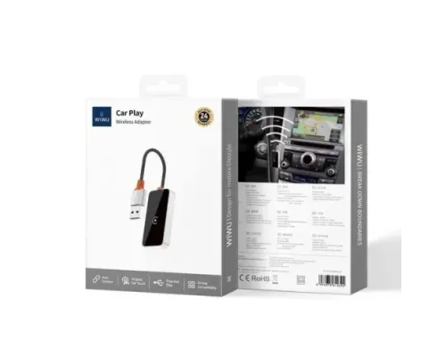 Автомобільний CarPlay WiWU Wi-CP002 CarPlay Adapter Grey mag-6977703654998153605