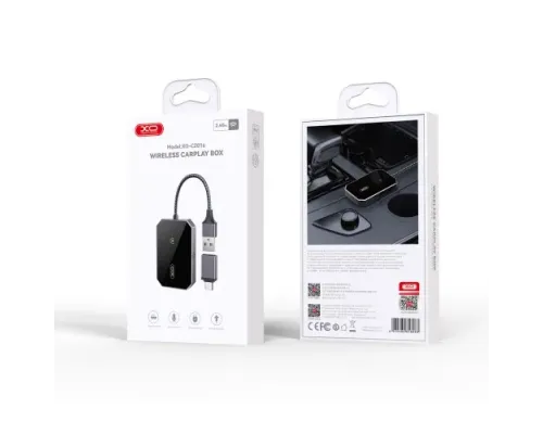 Автомобільний Carplay XO CZ016 Car Screen Projector Чорний mag-6920680858088140401