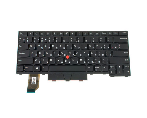 Клавіатура для ноутбука LENOVO (ThinkPad L14, L14 Gen 2) rus, black NBB-104209