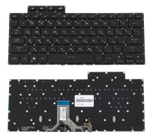 Клавіатура для ноутбука ASUS (GV301 series) rus, black, без фрейму, підсвічування клавіш (ОРИГІНАЛ) NBB-108611