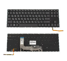 Клавіатура для ноутбука HP (Omen: 15-EK series) rus, black, без фрейму, підсвічування клавіш NBB-110987
