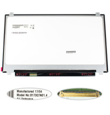 Матриця 17.3 B173QTN01.4 (2560*1440, 40pin(eDP, 120Hz), LED, SLIM(вертикальні вушки), матова, роз'єм ліворуч знизу) для ноутбука