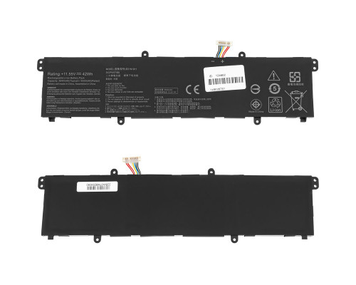 Батарея для ноутбука ASUS B31N1911 (VivoBook S14 M433IA, K433FA, S433FA, X413FF) 11.55V 3640mAh 42Wh Black (0B200-03580300) NBB-124602