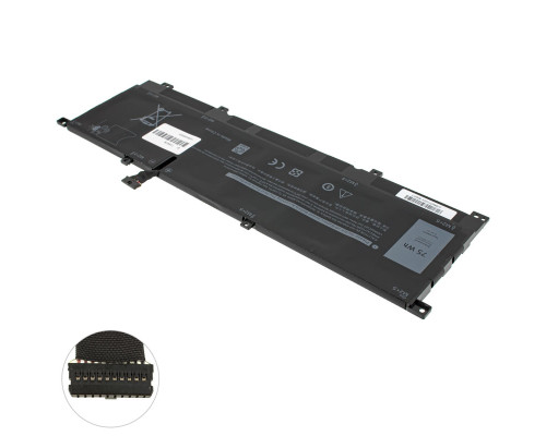 Батарея для ноутбука DELL 8N0T7 (XPS 15 9575, Precision 5530 2-in-1) 11.4V 6254mAh 75Wh Black NBB-124629