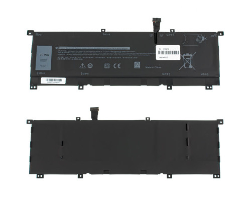 Батарея для ноутбука DELL 8N0T7 (XPS 15 9575, Precision 5530 2-in-1) 11.4V 6254mAh 75Wh Black NBB-124629