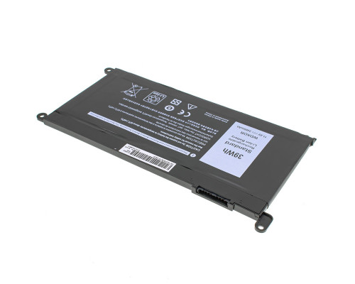 Батарея для ноутбука DELL WDX0R (Inspiron: 15 5568, 13 5368, 13 5378) 11.4V 3400mAh 39Wh Black NBB-126025