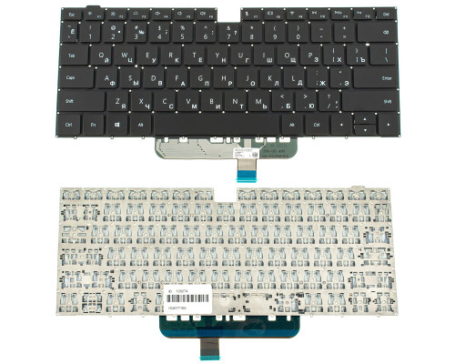 Клавіатура для ноутбука HUAWEI (W29 series) rus, black, без кадру NBB-128274