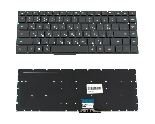 Клавіатура для ноутбука HUAWEI (W50, W60 series) rus, black, без кадру NBB-128275