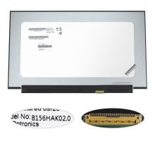 Матриця 15.6" B156HAK02.0 H/W: 0 touch (1920*1080, 40pin(eDP, IPS), LED, SLIM(без планок та вушок), глянець, роз'єм праворуч внизу) для ноутбука NBB-134024