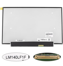 Матрица 14.0" LM140LF1F02 (1920*1080, 40pin(eDP, 144Hz, IPS, 300cd/m2), LED, SLIM (без планок и ушек), матовые, разъем справа внизу) для ноутбука NBB-134144