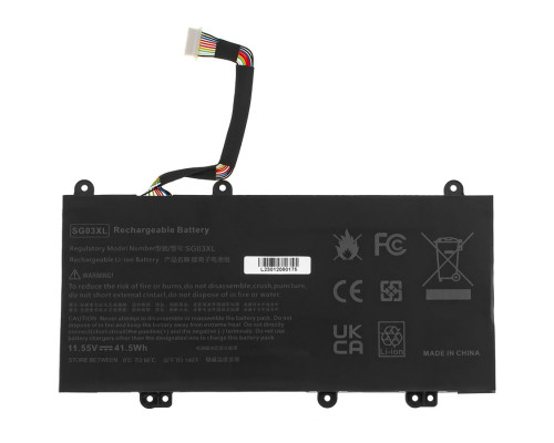 Батарея для ноутбука HP SG03XL (Envy 17-U, 17T-U, M7-U) 11.55V 3600mAh Black NBB-134991