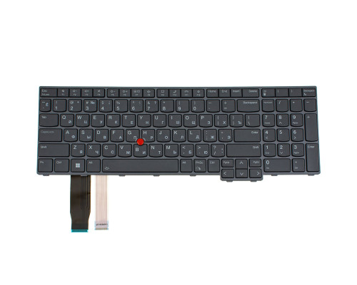 Клавіатура для ноутбука LENOVO (ThinkPad:T16, P16s Gen 1) rus, storm grey, подсветка клавиш NBB-137270