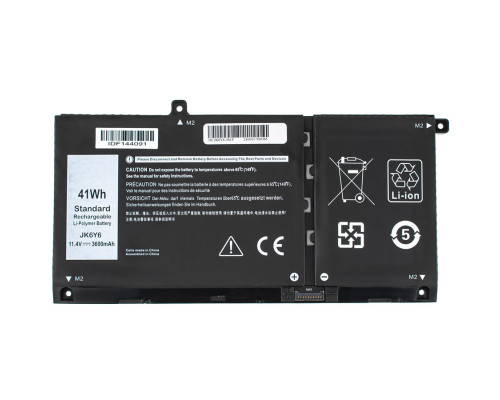 Батарея для ноутбука DELL JK6Y6 (Inspiron 5301, 5401, 5408, 5409, 5508) 11.4V 3600mAh 41Wh Black NBB-139986