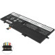 Батарея для ноутбука LENOVO L18C4P71 (ThinkPad X1 Carbon 7th Gen, X1 Yoga 5th Gen) 15.4V 3570mAh 55Wh Black NBB-140011