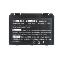 Батарея для ноутбука ASUS A32-F82 (F52, F82, K40, K50, K51, K60, K61, K70, X5D, X87, X8A) 11.1V 5200mAh Black