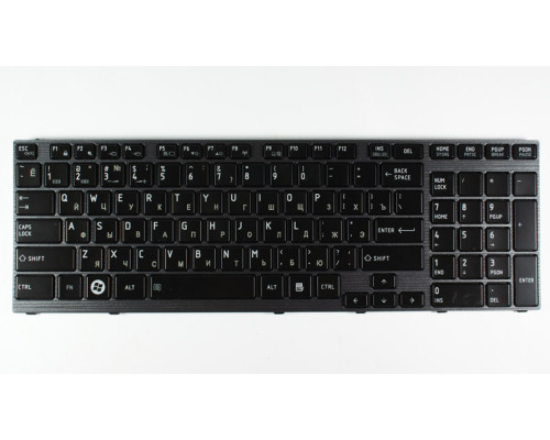 Клавіатура для ноутбука TOSHIBA (P750, P755, P770, P775) rus, black NBB-33438