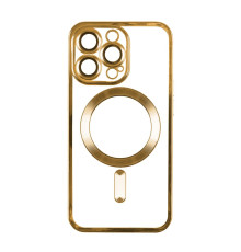 Чохол TPU Metallic Full Camera with Magsafe для Iphone 12 Колір Gold 2020000342922