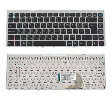 Клавіатура для ноутбука SONY (VGN-FW) rus, black, з фреймом NBB-41409