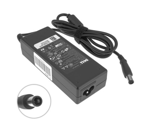 Блок живлення для ноутбука DELL 19.5V, 4.62A, 90W, 7.4*5.0-PIN, 3 hole, black (без кабеля !) NBB-49778