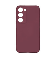 Чохол Silicone Cover Full Camera (A) для Samsung Galaxy S23 (S911) Колір 42.Maroon 2020000352525