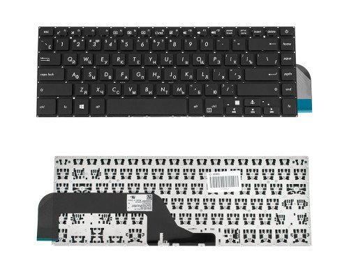 Клавіатура для ноутбука ASUS (X505 series) rus, black, без фрейма NBB-65993