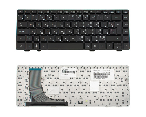 Клавіатура для ноутбука HP (6360t, ProBook: 6360b) rus, black, без трекпоинта NBB-67555